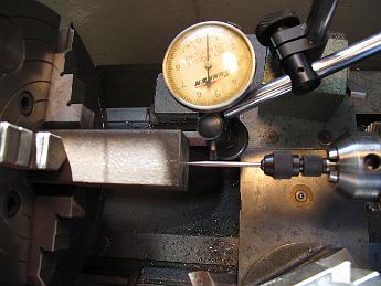 TumblingShaftFixtureFabrication24Jan09 002 The Tumbling Shaft bending jig needs to hold the bar ends in place during the bending operation.  We will use two 4