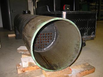 SmokeboxReceived9Feb08 002 9-Feb-08 Thanks to my friend Tim M., who is also building a Mikado and having a boiler built, I was able to get a cut of the boiler pipe for my smokebox. It is 12