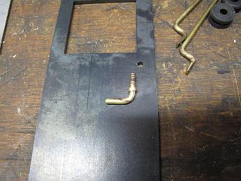 IMG_6468 16-May-2015 We fabricate a door handle (non-functional) and handrails from 1/8 brass rod.